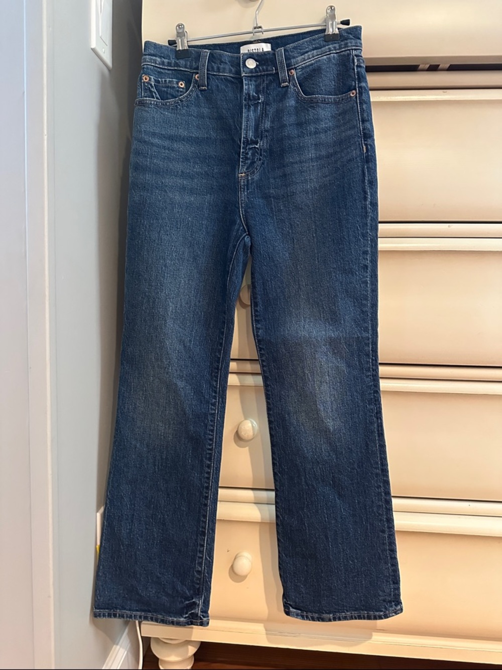Pistola Dark Indigo Straight Leg Jeans, size 26
